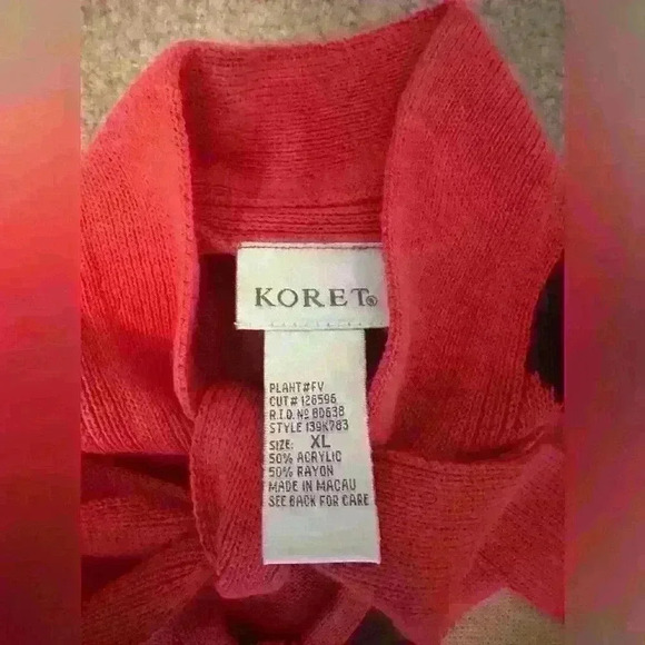 NWT Argyle Sweater New with Tags XL - Picture 7 of 10